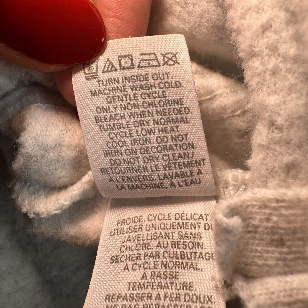 Victoria Secrets Fashion Show 2013 Light Gray ANGEL Sequin‎ Sweatshirt Size L - Picture 7 of 12